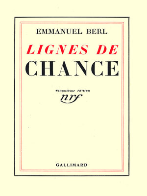 cover image of Lignes de chance